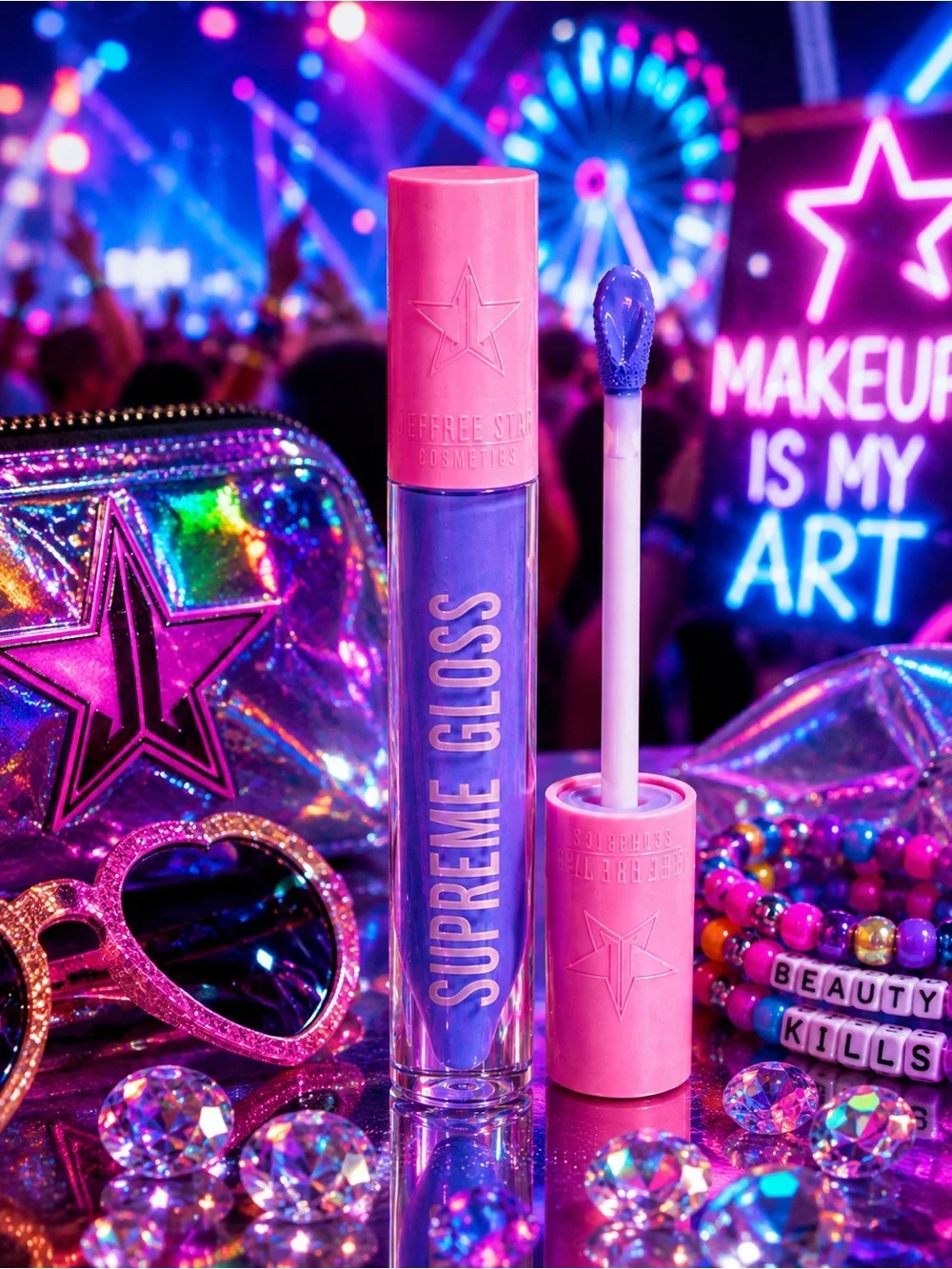 JEFFREE STAR Supreme Gloss Lip Gloss No Apologies Full Size Discontinued NIB